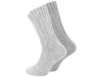 2 paar Noorse wollen sokken - Unisex - Grijs mix, Kleding | Heren, Sokken en Kousen, Nieuw, Verzenden
