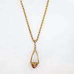 Halsketting - 18 karaat Geel goud - 4.50ct. tw. Quartz, Nieuw