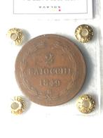Italië, Pauselijke Staat Pio IX. 2 Baiocchi 1849 Bologna -