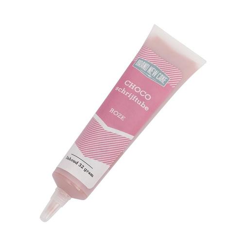BrandNewCake Choco Schrijftube Roze 32g, Hobby en Vrije tijd, Taarten en Cupcakes maken, Nieuw, Verzenden