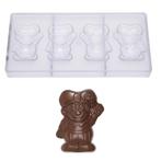 Chocolademal Chocolate World Piet Zwaait (4x) 79x60x18mm, Verzenden, Nieuw