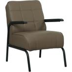 Leren fauteuil Ahead - Hermes Lever (bruin), Huis en Inrichting, Fauteuils, Bohemian, Eigentijds, Industrieel, Klassiek, Modern, Retro, Romantisch, Scandinavisch, Vintage