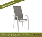 2 stuks Stern nKari stapelbare aluminium tuinstoel met hoge, Ophalen of Verzenden, Nieuw, Overige materialen