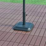 Parasolvoet Biccari parasolhouder beton vierkant 35x35x4,5 c, Verzenden, Nieuw