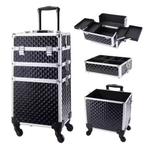 3-in-1 Rollende Make-upkoffer met Afneembare Trolley, Huis en Inrichting, Kasten | Overige, Verzenden, Nieuw