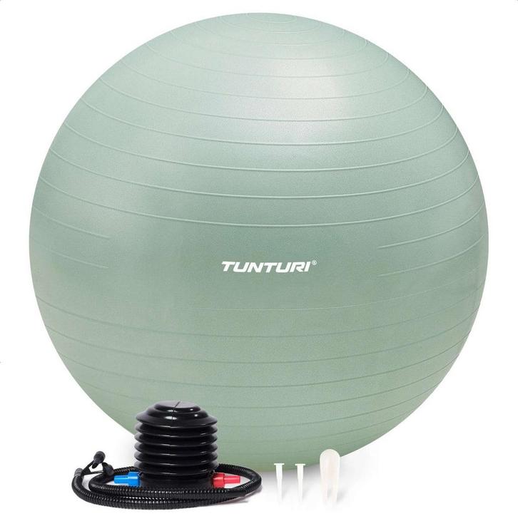 Tunturi Anti Burst Fitness bal met Pomp - Yoga bal 65 cm -, Sport en Fitness, Fitnessmaterialen, Zo goed als nieuw, Ophalen of Verzenden