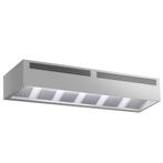 GGM Gastro | Inductie doosmodel afzuigkap - 3600mm - met |, Onderbouw afzuigkap, Verzenden, Inbouw, Motor