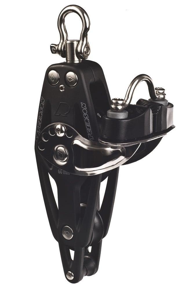 Rutgerson blok 60 mm viool+HV+Klem, Watersport en Boten, Accessoires en Onderhoud, Ophalen of Verzenden