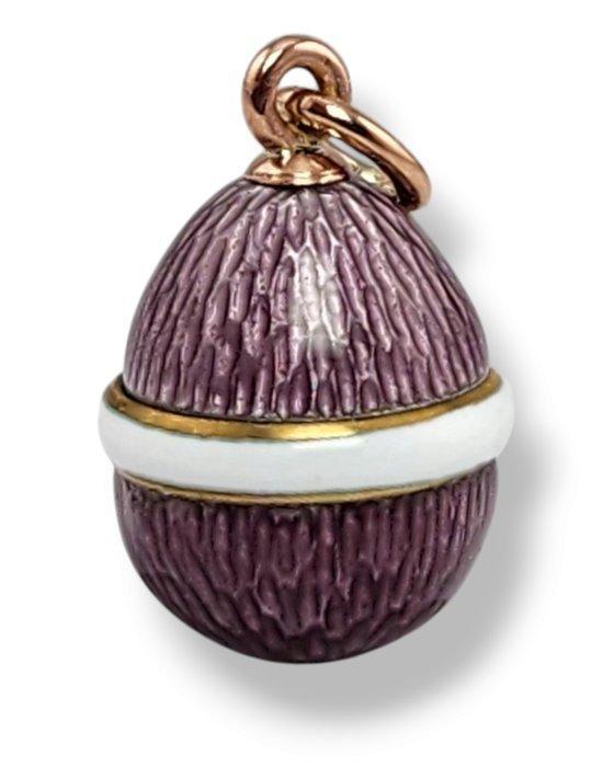 Hanger - 14 karaat Geel goud, Een met juwelen versierd, Sieraden, Tassen en Uiterlijk, Antieke sieraden