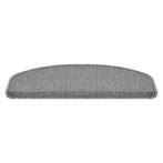 Trapmat set afgerond zelfklevend 15 stuks lichtgrijs, Verzenden, Nieuw