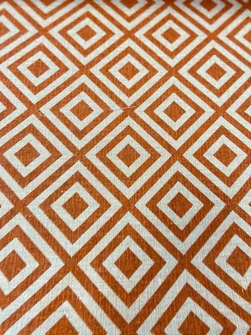 Prestigieuze consistente stof met geometrisch ontwerp,, Antiek en Kunst, Kunst | Designobjecten