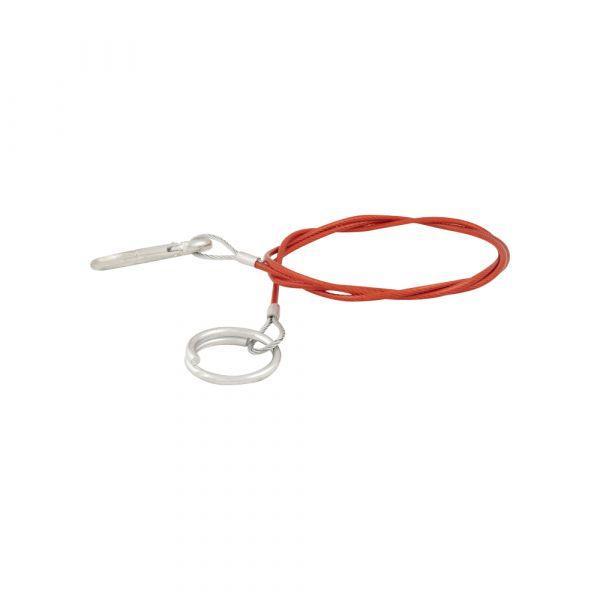 Breekkabel 1500 mm met oog en klepsluiting – 3 mm kabel, Auto diversen, Aanhangers en Bagagewagens, Ophalen of Verzenden