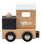 Tryco Houten Gekleurde Lettertrein - Locomotief TR-353046, Verzenden, Nieuw