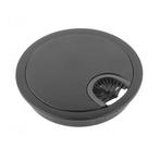 Kabeldoorvoer, diameter 80mm, zwart metaal, Nieuw