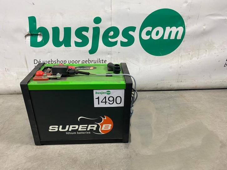 Super-B Lithium Accu 12V 100Ah | 1490 | gebruikt, Auto diversen, Overige Auto diversen, Ophalen of Verzenden