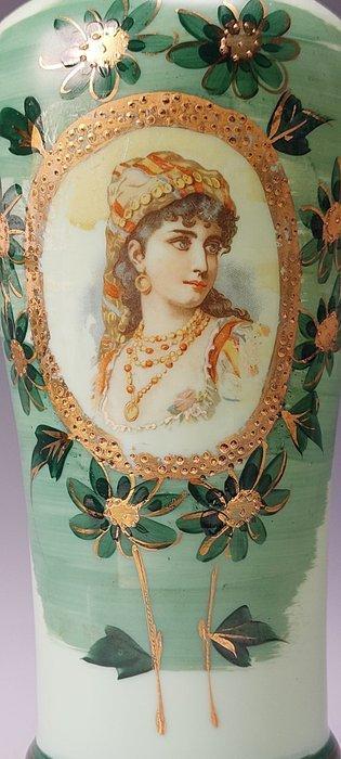 Vaas - Opaline glas, Antiek en Kunst, Curiosa en Brocante
