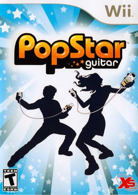 Wii PopStar Guitar, Spelcomputers en Games, Games | Nintendo Wii, Zo goed als nieuw, Verzenden