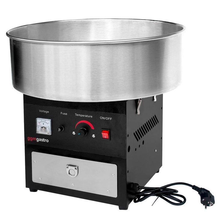 GGM Gastro | Suikerspinmachine - Ø 520mm - 950 Watt - Zwart, Zakelijke goederen, Horeca | Keukenapparatuur, Nieuw in verpakking