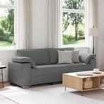 vidaXL 3-Zits Bank Donkergrijs 178 cm Stof, Huis en Inrichting, Banken | Bankstellen, Verzenden, Nieuw, Driepersoons, Stof