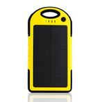 Externe 5000mAh Solar Charger Powerbank Zonnepaneel Noodaccu, Telecommunicatie, Powerbanks, Verzenden, Nieuw, Stuff Certified®