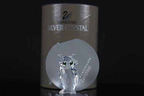 Figuur - Swarovski Crystal - Nacht Uil (Boxed + certificate), Antiek en Kunst, Curiosa en Brocante