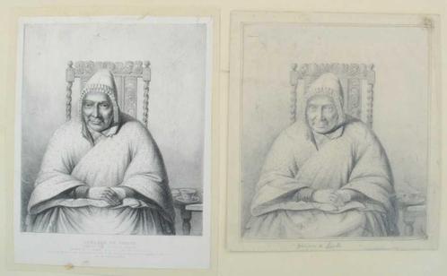 Portrait of Johanna de Smeth, Antiek en Kunst, Kunst | Etsen en Gravures