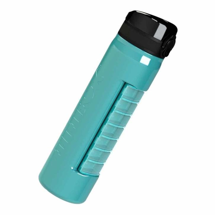 2Go drinkfles met medicijndoosje | Kies uw kleur : Mint | An, Diversen, Verpleegmiddelen, Ophalen of Verzenden