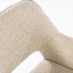 Stoel Eleonora FABIO Zand *NIEUW* Eetkamerstoel 95836, Overige kleuren, Nieuw, Ophalen of Verzenden, Stof