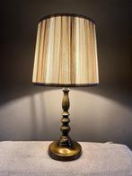 Tafellamp - Messing, Textiel