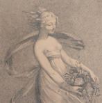 Georges Alfred Cocteau (1842-1898) - Déesse du printemps, Antiek en Kunst, Kunst | Schilderijen | Klassiek