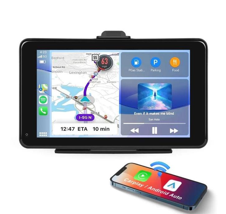 Davilon PRO 7 INCH CarPlay Scherm - Online navigatie -, Auto diversen, Autoradio's, Ophalen of Verzenden