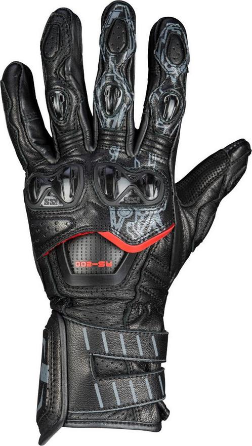 IXS RS-200 3.0 Dames Zwart Rood Handschoenen, Motoren, Kleding | Motorkleding, Heren, Nieuw met kaartje, Handschoenen, Verzenden