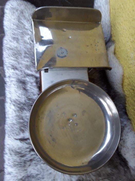 Balans of weegschaal - hout, ijzer, marmer en staal, Antiek en Kunst, Antiek | Keukenbenodigdheden