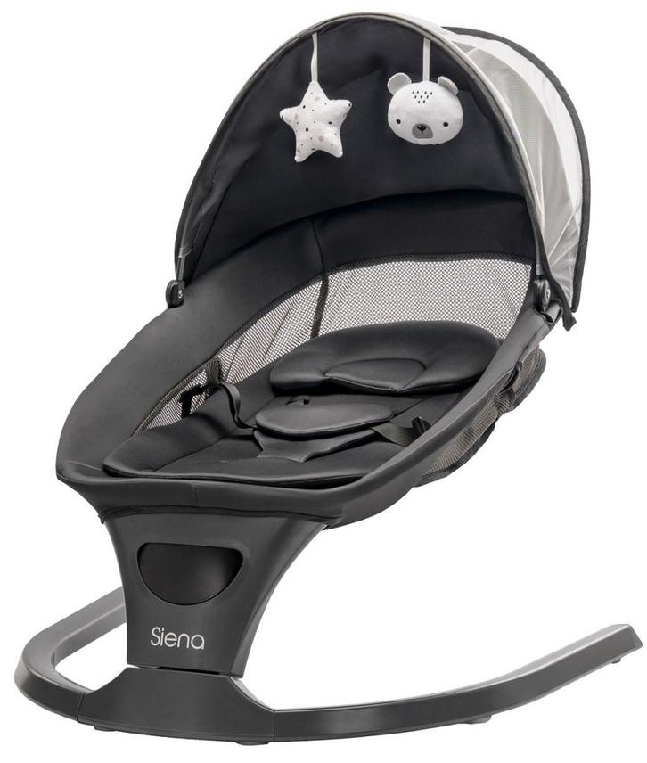 Lorelli Siena Graphite Elektrische Babyschommel, Kinderen en Baby's, Wipstoeltjes, Nieuw, Verzenden