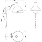 LED Wandlamp - Wandverlichting - Trion Fellar - E27 Fitting, Huis en Inrichting, Lampen | Wandlampen, Ophalen of Verzenden, Nieuw