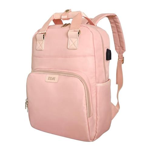 ZILOU Rugzak 15.6 inch Laptopvak - 30 Liter - Roze [TIP!], Sieraden, Tassen en Uiterlijk, Tassen | Rugtassen, 40 cm of meer, Nieuw