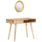 vidaXL Kaptafel 100x50x76 cm massief mangohout, Verzenden, Nieuw