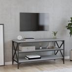 vidaXL Tv-meubel 100x40x50 cm bewerkt hout grijs sonoma, Huis en Inrichting, Tafels | Bijzettafels, Verzenden, Nieuw