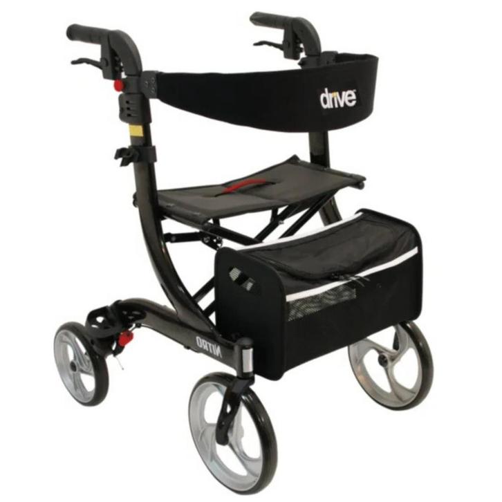 Rollator lichtgewicht Drive Nitro zwart M, Diversen, Rollators, Nieuw, Ophalen of Verzenden