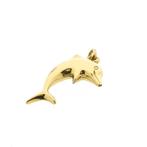 Gouden hanger van een dolfijntje (ketting hanger, geelgoud), Ophalen of Verzenden, Gebruikt, Goud, Overige merken