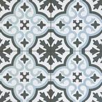 Vloertegel wandtegel chelsea blauw vintage 45x45 4-in-1 r9, Ophalen, Keramiek, Nieuw, 10 m² of meer