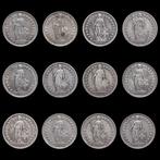 Zwitserland. 12 x 1 Franco 1894-1947  (Zonder Minimumprijs), Postzegels en Munten, Munten | Europa | Niet-Euromunten