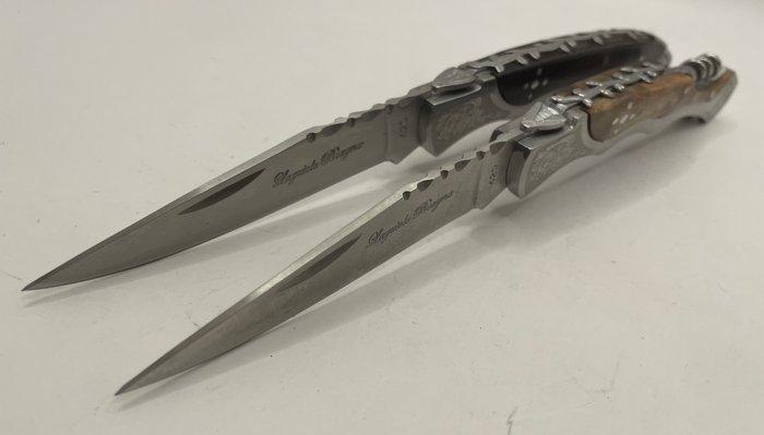 Laguiole - Bougna - Tafelmes - Laguiole Baroque zakmessen of, Antiek en Kunst, Antiek | Keukenbenodigdheden