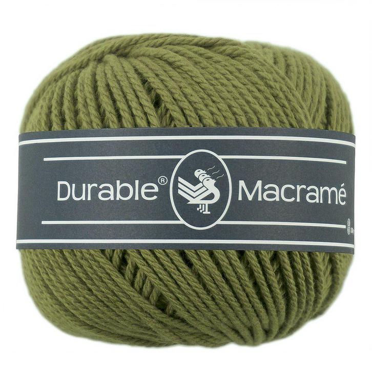 Durable Macramé - 2168 khaki - Katoen Garen, Hobby en Vrije tijd, Breien en Haken, Ophalen of Verzenden