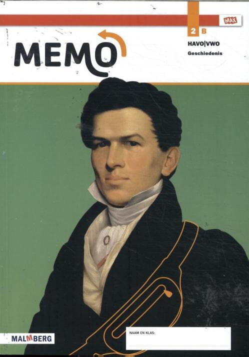Memo leerjaar 2 havo vwo geschiedenis leeropdr 9789402077940, Boeken, Schoolboeken, Zo goed als nieuw, Verzenden