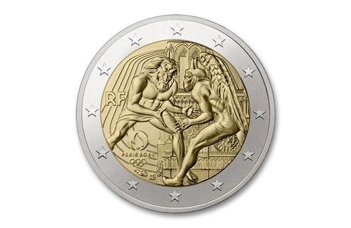Coincard set 5x 2 euro Olympische Spelen 2024 - Frankrijk, Postzegels en Munten, Munten | Europa | Euromunten, Verzenden