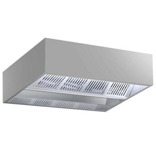 GGM Gastro | Inductie plafond afzuigkap - 2000mm - met |, Witgoed en Apparatuur, Afzuigkappen, Inbouw, 800 m³ per uur of meer
