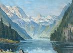 J. Lobis (XX) - Alpine Seenlandschaft (Königssee, Bayern)
