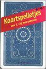 KAARTSPELLETJES 3 4 OF MEER PERSONEN 9789043901338, Verzenden, Zo goed als nieuw, Van Helmond