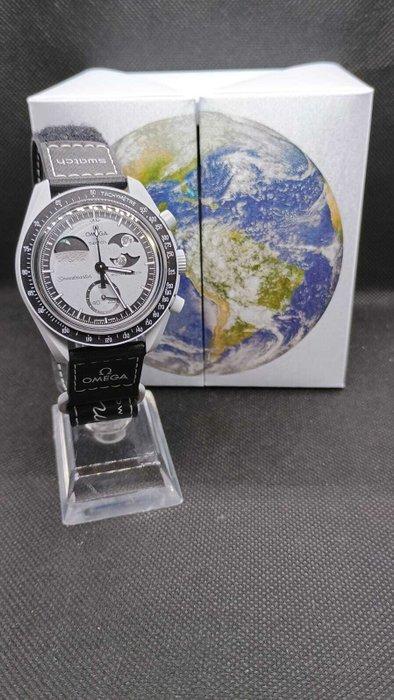 Swatch - MoonSwatch. Mission to Earthphase - Zonder, Sieraden, Tassen en Uiterlijk, Horloges | Heren